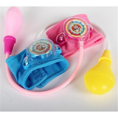 Baby Blood Pressure Toys Simulation Life Family Doctor Cosplay Nurse Toys Medicine Blood Pressure Meter Toys Kids Play Equipment