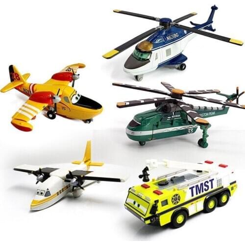 Disney Pixar airplane powder crophopper suction card team leader birthday toy ripslinger metal Diecast Model airplane toy