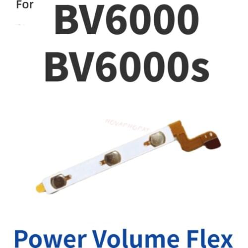 Novaphopat For Blackview BV6000 BV6000S USB Dock Charging Charger Port Power Volume Flex Cable Sim Card Holder Tray Board