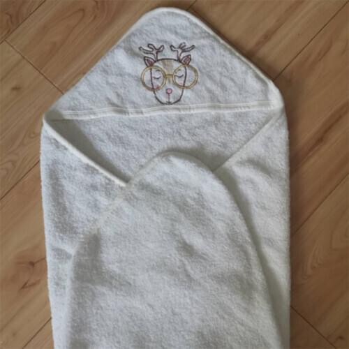 300gsm Hot wholesale 100% cotton fiber super soft and comortable 80x80cm baby towel baby hooded towel infant towel
