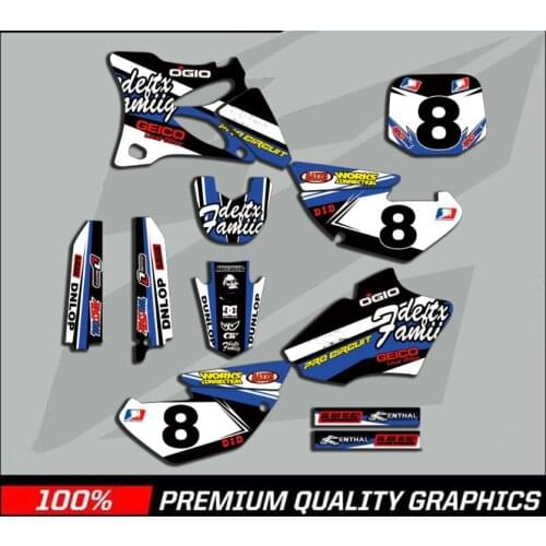 Graphics Backgrounds Decals Stickers FOR YAMAHA 85YZ YZ 85 YZ85 2002 2003 2004 2005 2006 2007 2008 2009 2010 2011 2012 2013 2014