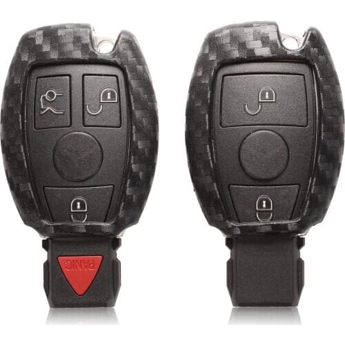 Kutery Remote Car Key Case Silicone Protect Shell For Mercedes Benz BGA AMG W203 W210 W211 W124 W202 W204 W205 W212 W176