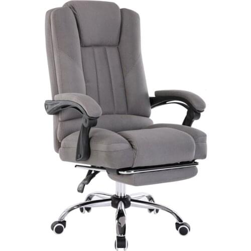 Simple Computer Chair Technology Fabric Home Swivel Chair Lunch Break Comfortable Reclining Back Boss Office Study Gaming Seat