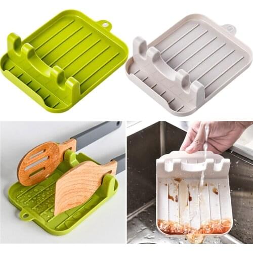 Cooking Tools Kitchen Convenience Shelf for Storage Spoon Stand Lids Organizer Home and Accessories Utensils Goods Novel Gadgets