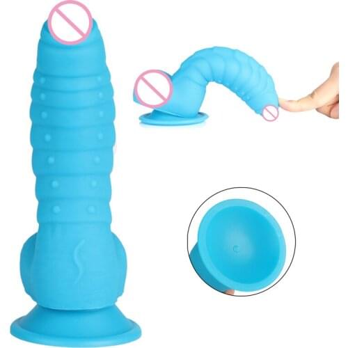 Soft Silicone Big Dildos Realistic Penis Dildo G Spot Vagina Stimulator Orgasm Masturbation Device Products Sex Toys For Woman