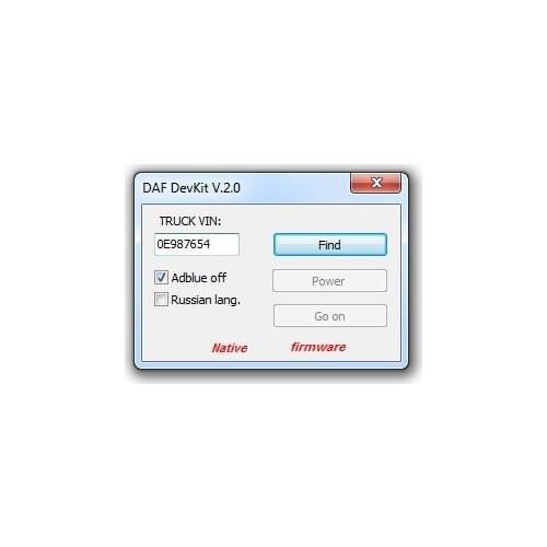 DAVIE Configurator FOR daf