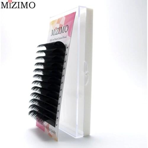 New black long false eyelashes 0.2mm 20mm black grafting eyelashes C / D / DD professional grafting false eyelash extension
