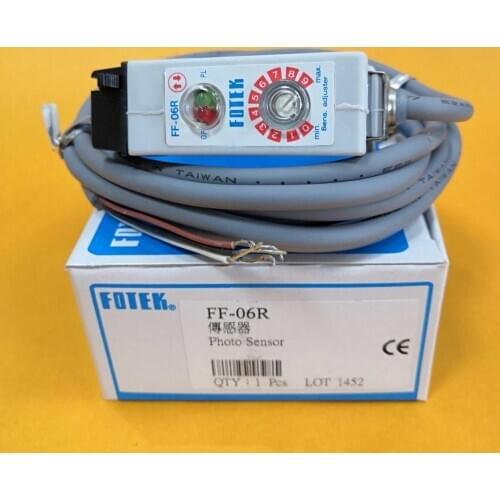 New original Taiwans FOTEK fiber optic photoelectric switch amplifier FF-06R