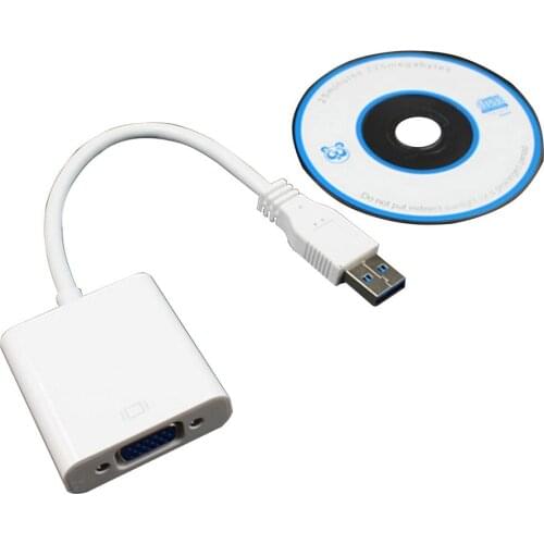 Usb To Vga Converter Usb To Vga Usb3 0 To Vga Usb To Vga Extension Cable Plug and Play USB3.0 Interface