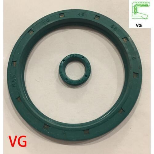 VG 14*22*3 14x22x3 15*21*3 15x21x3 Green NBR Nitrile Rubber Groove Single Lip External Thread Rotaroty Skeleton Gasket Oil Seal
