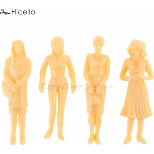 20PCS Model People Skin colour 76mm Plastic Human 1:25 Figures Scene Simulation Train Set Tools Party Decoration