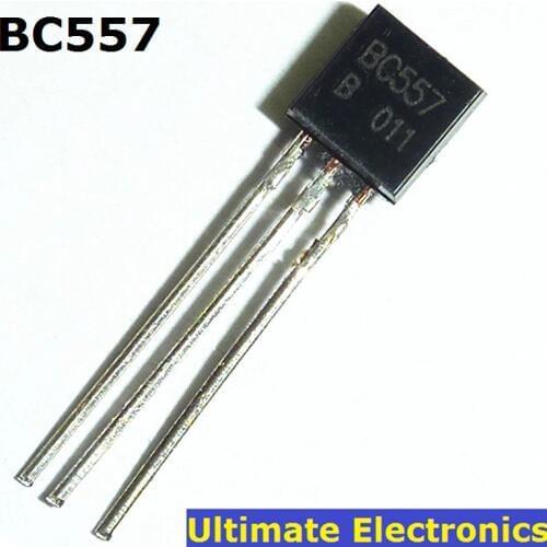 50pcs BC557 PNP General Purpose Amplifier Transistor