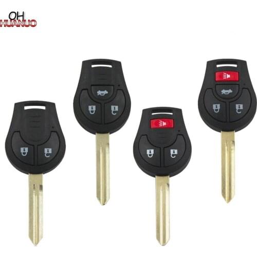 2B 3B 4B 3+1B Remote Car Key Shell Case fob for NISSAN Maxima Altima Sentra Versa