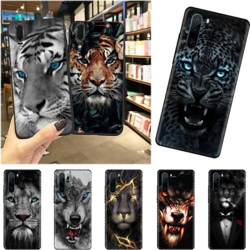 Lion tiger animal cat dog Phone Case For Huawei P9 P10 P20 P30 Pro Lite smart Mate 10 Lite 20 Y5 Y6 Y7 2018 2019