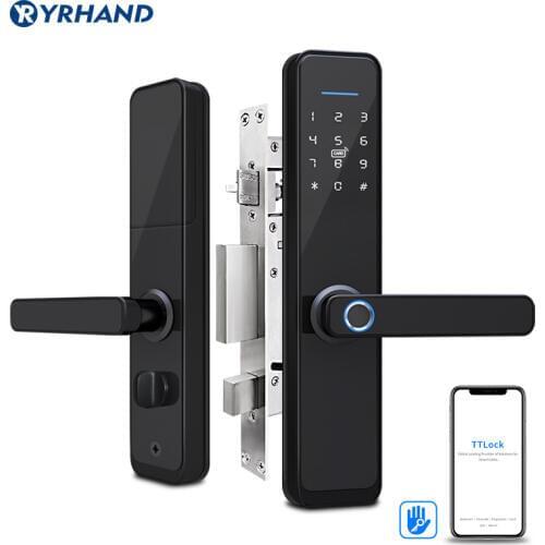 Smart Fingerprint Lock Security Door Lock Smart Keyless Smart Deadbolt Door Lock Digital App RFID Door Lock Smart Home Door Lock