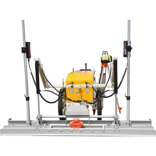 Two Wheel Lightweight Laser Screed Flooring Construction Machine
