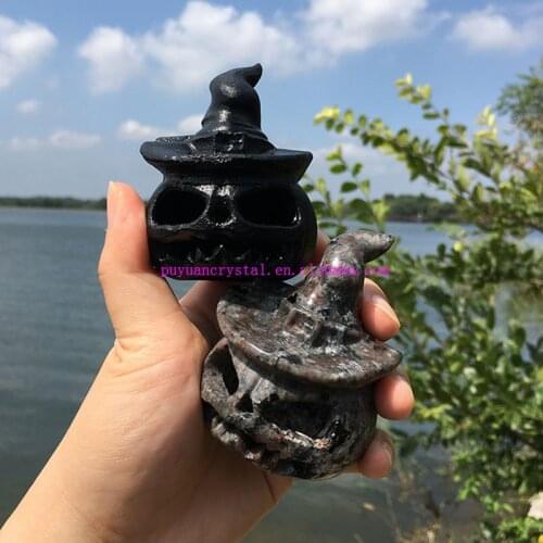 Natural Agate Crystal Cluster Carved Stone Geode Crystal pumpkin Decoration Aesthetic Feng Shui Healing Crystal Reiki Gift