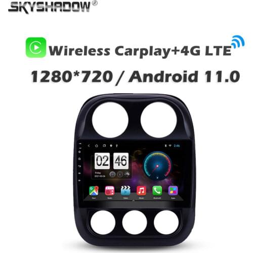 360 Panoramic Camera CanBus 6GB+128GB Android 10.0 Car DVD Player GPS WIFI Bluetooth Radio For Jeep Compass 2010-2012 2013 -2016