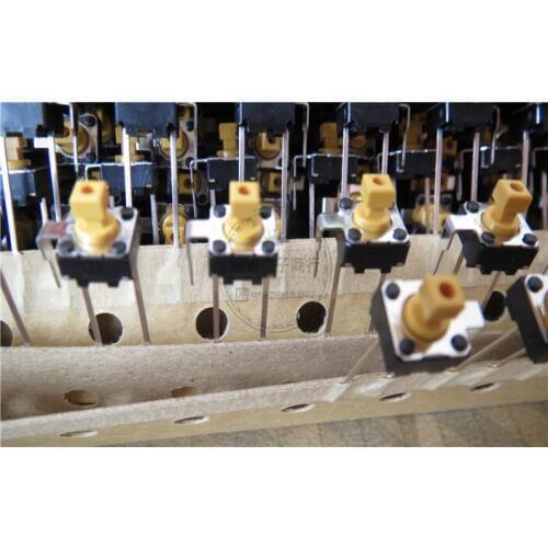 Japan OMRON B3F-6152 touch Switch 6*6*7.3 6*6*7.3mm DIP 2 feet Square Button Fretting