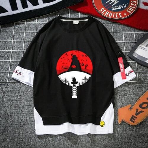 28 Styles Anime Boruto Cosplay Costume T-shirt Sasuke Pain Kakashi Male Short T-shirt Sportwear Spring Summer T-shirt for Adults