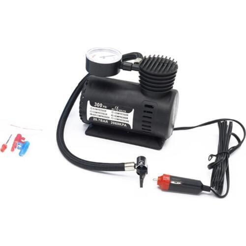 Mini Air Compressor Electric Pump ABS Automotive Durable Vehicle Air Pump 300 PSI Tire Inflator Pump DC 12V Car Parts