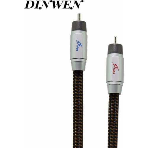 MPS X-99R 99.99997% 6N OCC+Silver Plated OCC RCA Cable 24K Rhodium Plated RCA Plug Hifi DVD CD DAC AMP Home Theater Signal Cable