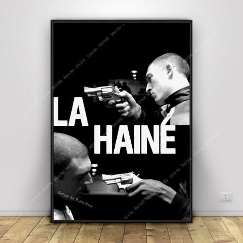 MT158 Classic Movie Vintage La Haine Canvas Wall Art Picture Painting Poster Prints Modern Home Decor