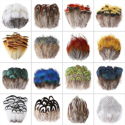 50pcs/lot Natural Pheasant Feather Chicken Peacock Feathers for Crafts DIY Jewelry Hair Accessory Plumes Decoration Wholesale