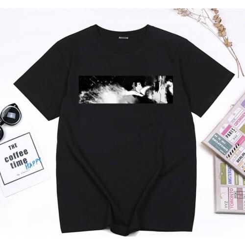 Nostalgic Anime Cowboy Bebop T-shirt Spike Spiege Aesthetic Manga Graphic Tops Summer Casual Homme Camisetas Ropa Mujer Tee