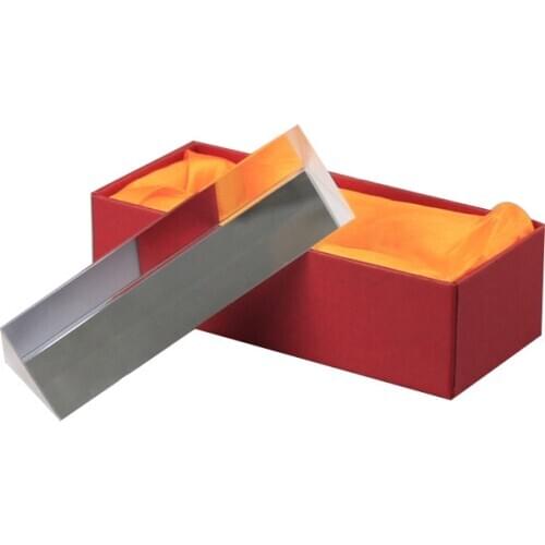 Optical Prism 30 * 30 * 200 mm Factory Teaching Experiment Triangle prisms Colorful Light Shooting Rainbow Glass Photography