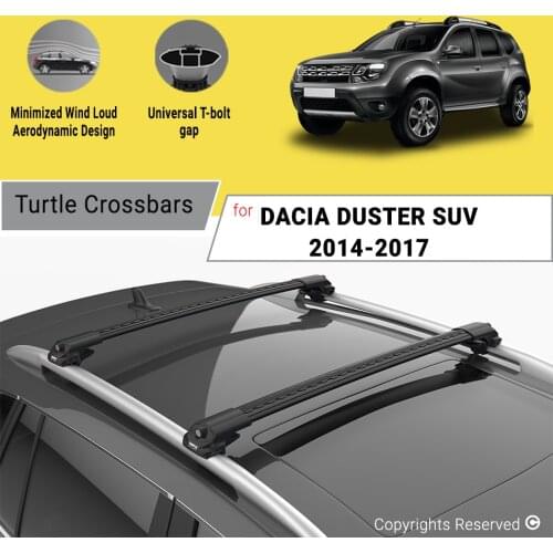 BARS FOR DACIA DUSTER (HS) SUV 2014-2017 ALUMINUM ALLOY SIDEBARS CAR ROOF RACK LUGGAGE CARRIER CROSSBAR