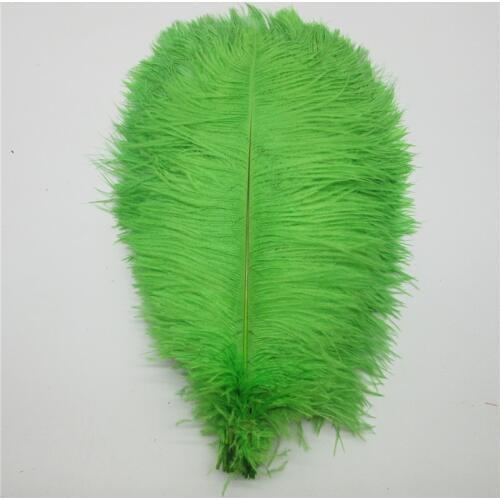 Wholesale Ostrich Feathers 15-65CM 6-28 Inch DIY Carnival Party Wedding Dress Decorations Natural green Ostrich Feather plumes