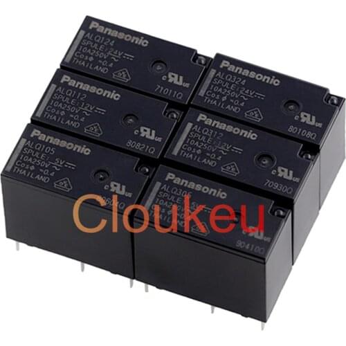 Relay ALQ305 ALQ312 ALQ324 5V 12V 24V 10A 4pin