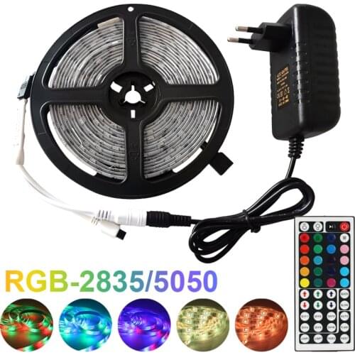 LED RGB Strip 12V Bluetooth WiFi Luces Led Lights SMD 5050 2835 Flexible Waterproof Neon Diode Remote Control Light Ribbon Luz