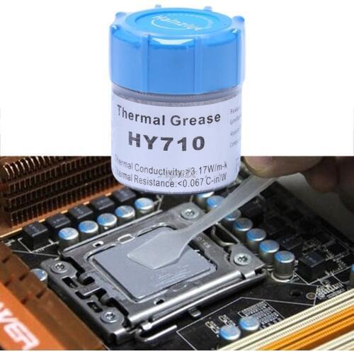 10g HY710-CN10 Thermal Grease CPU Chipset Cooling Compound Silicone Paste 3.17W June Dropship