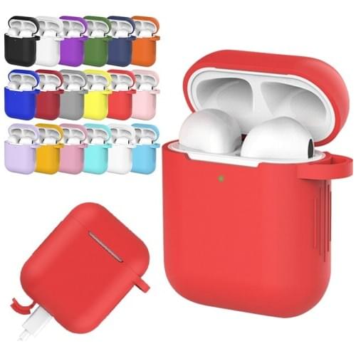In Stocks Silicone Cases For Airpods 1 2nd Luxury Protective Earphone Cover Case For Apple Airpods Case 1&2 Shockproof Sleeve