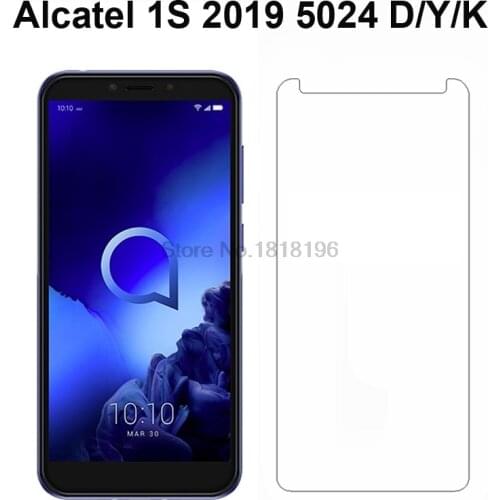 2Pcs Tempered Glass For Alcatel 1S 2019 5.5" Smartphone Film For Alcatel 1S 2019 1 S 5024D 5024Y 5024K 5024 D Y Screen Protector