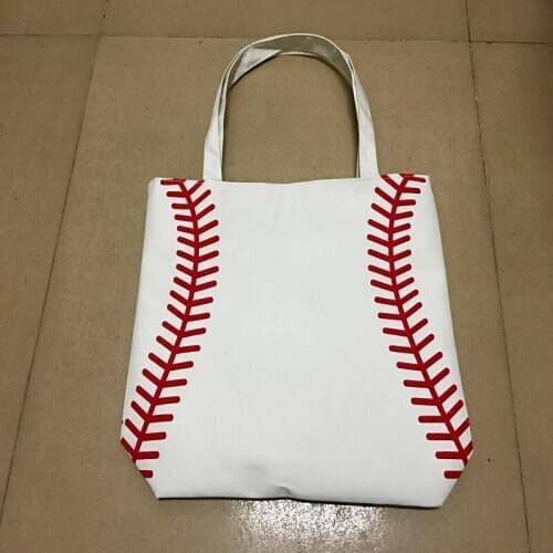 Softball cycling Lady Canvas Bag Shoulder baseball bag Womens Handbag Cute Canva Tote Bag basketball bag