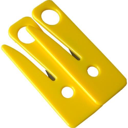 10Pcs Seatbelt Cutter Seat Belt Cutter Safety Knife Yellow Car Rescue Kit Outdoor Survival Tools