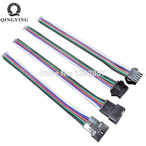 20set 5Pin SM JST Connector Male and Female 5 Pin For SMD5050 RGBW RGBWW LED Flexible Strip