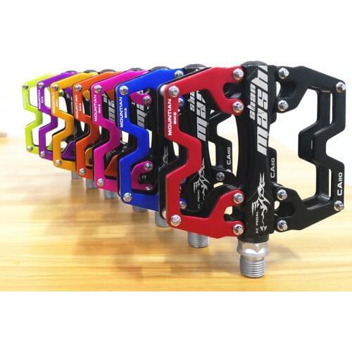 2019 New Aluminum alloy CNC ultralight cycling BMX pedal MTB mountain bike pedals 360 g/pair 6 colors optional