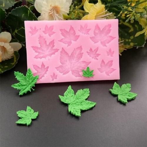 1Pc 3D Silicone Baking Mold DIY Butterfly Maple Leaf Mould Chocolate Fondant Cake Decorating Tool Temperature Resistance