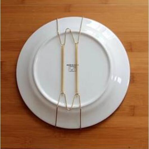 4pcs Plate Wire Spring Dishes Wall Hang Hangers Holder Display 8/10/12inch Gold Free Shipping