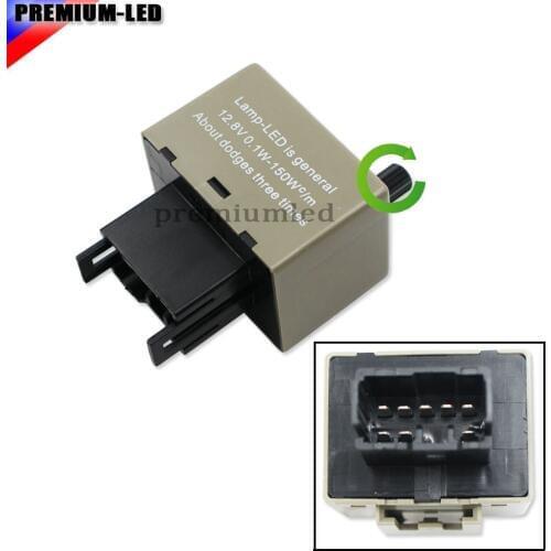 8-Pin Flashing Speed Adjustable Electronic LED Flasher Assy Relay Fix For Lexus Scion Toyota LED Turn Signal Light Bulbs