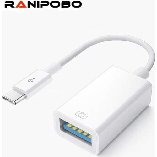USB2.0 To Type C OTG Adapter U Disk Mouse Keyboard Type C OTG Transfer Wiring Interface For Mobile Phone Computer Connection