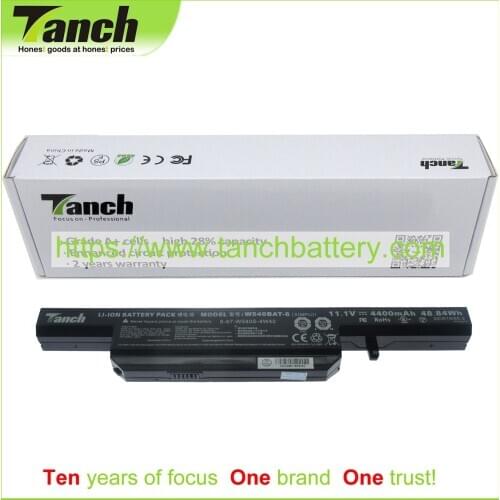 Tanch Laptop Battery for CLEVO 6-87-W540S-4W41 W540BAT-6 6-87-W540S-4U4 6-87-W540S-427 1 6-87-W540S-4W42 11.1V 6cell