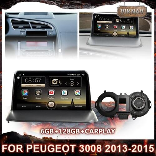 6G+128G Android 10.0 For PEUGEOT 3008 2013-2015 Car Radio Multimedia Video Player Navigation 2 din Head Unit Stereo Receiver