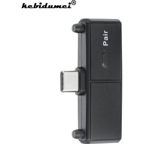 Kebidumei Type-C Bluetooth Transmitter V5.0 A2DP SBC Low Latency With Mic For Switch For PS4 TV PC USB Type-C Wireless Adapter