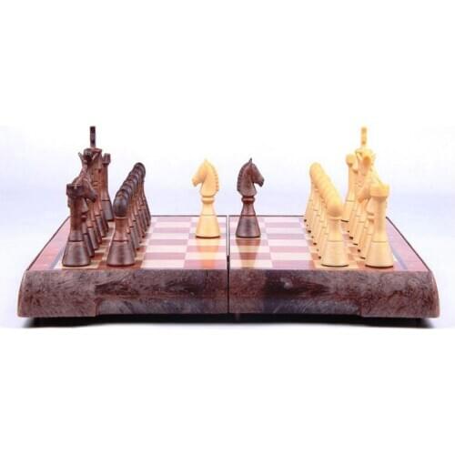 Large Size Board Tournament Travel Portable Chess Set Chess Folded Board International Magnetic Chess Set playing