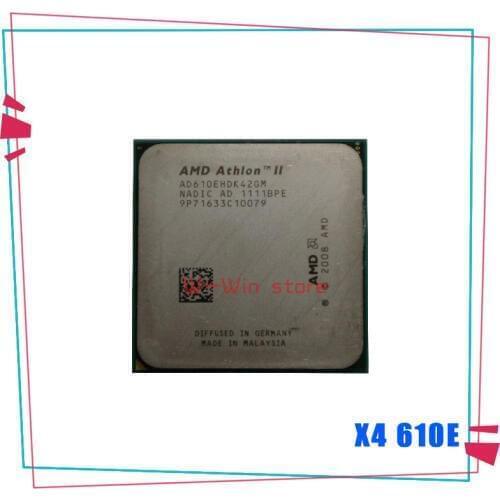 AMD Athlon II X4 610e 2.4 GHz Quad-Core CPU Processor AD610EHDK42GM Socket AM3